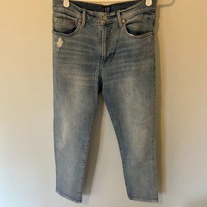 GAP women's girlfriend high-rise denim jeans size 28